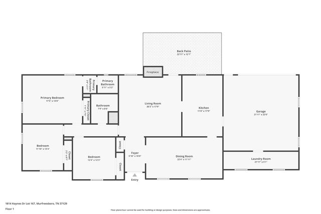 1814 Haynes Dr, Murfreesboro, TN 37129