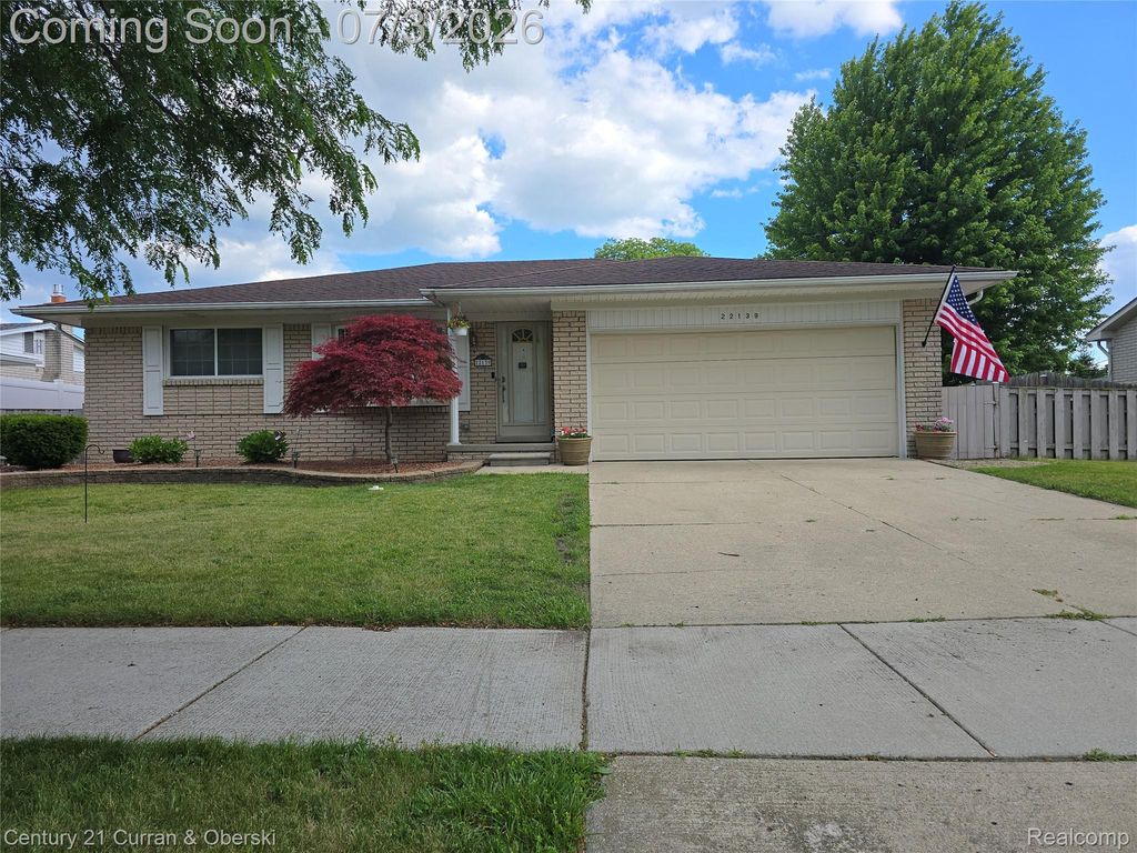22139 Reinhardt Street, Woodhaven, MI 48183