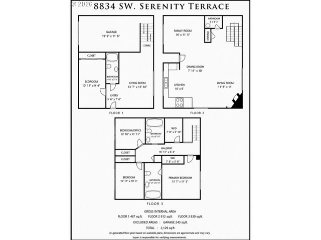8834 Sw SERENITY Ter, Beaverton, OR 97007