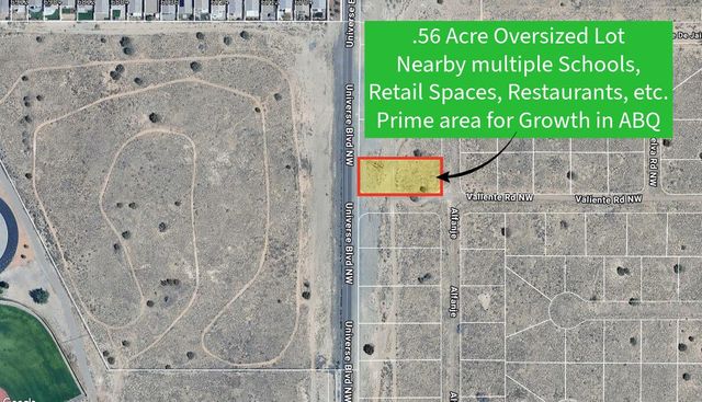 Valiente Road NW, Albuquerque, NM 87120