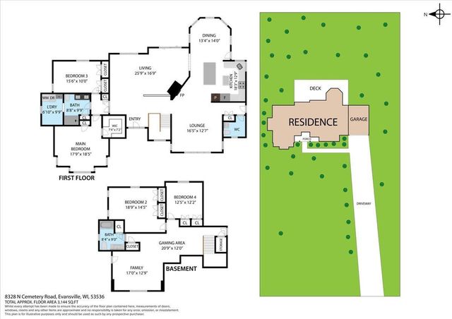 8328 N Cemetery Road, Evansville, WI 53536