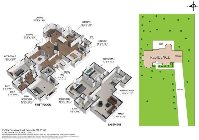 8328 N Cemetery Road, Evansville, WI 53536