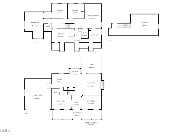 3304 Drexel Hill Court, Apex, NC 27539
