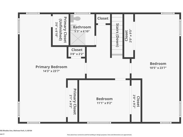 2956 Rhodes Avenue, Melrose Park, IL 60164