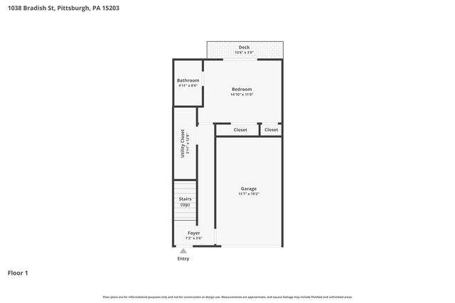 1038 Bradish St, South Side, PA 15203