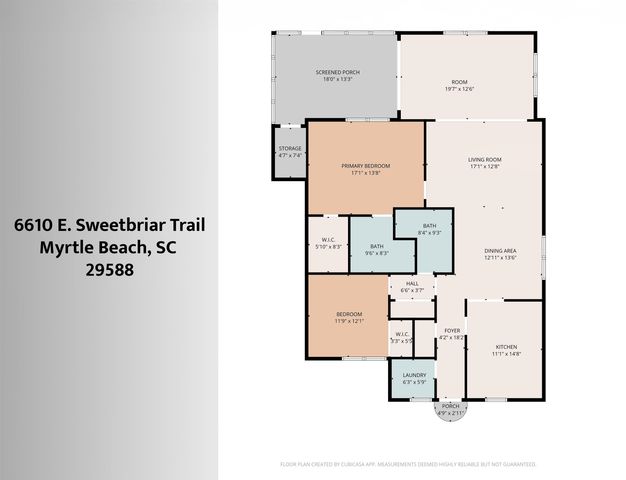 6610 East Sweetbriar Trail, Myrtle Beach, SC 29588