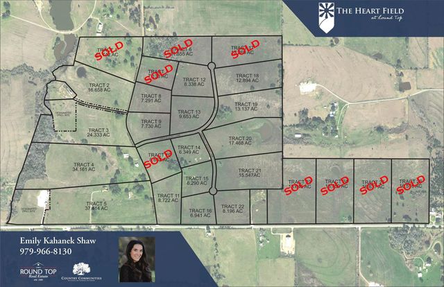 120 Hartfield Hill Lane - Tract 18, Round Top, TX 78954