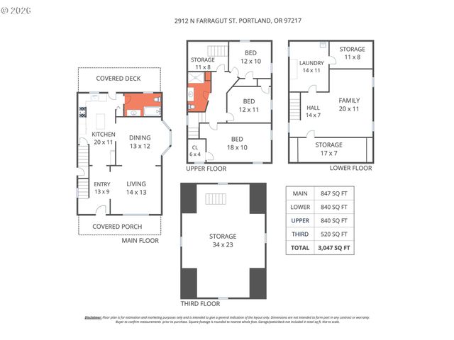 2912 N FARRAGUT St, Portland, OR 97217