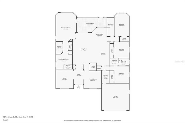 13706 ARTESA BELL DRIVE, Riverview, FL 33579