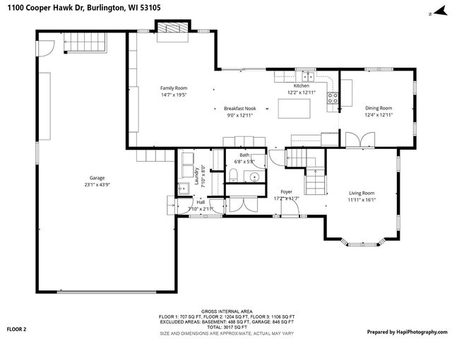 1100 Cooper Hawk DRIVE, Burlington, WI 53105