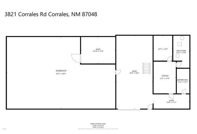 3821 CORRALES Road, Corrales, NM 87048