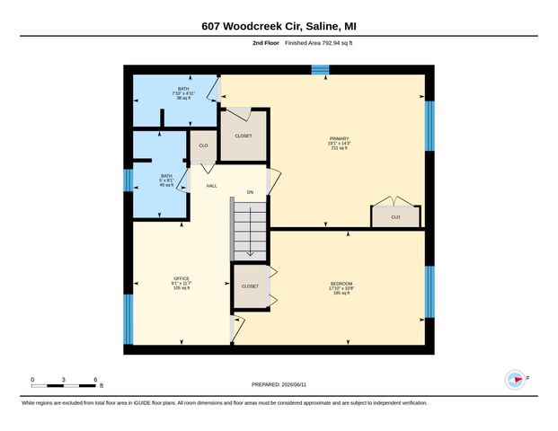 607 Woodcreek Circle, Saline City, MI 48176