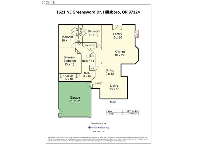 1621 Ne GREENSWORD Dr, Hillsboro, OR 97124