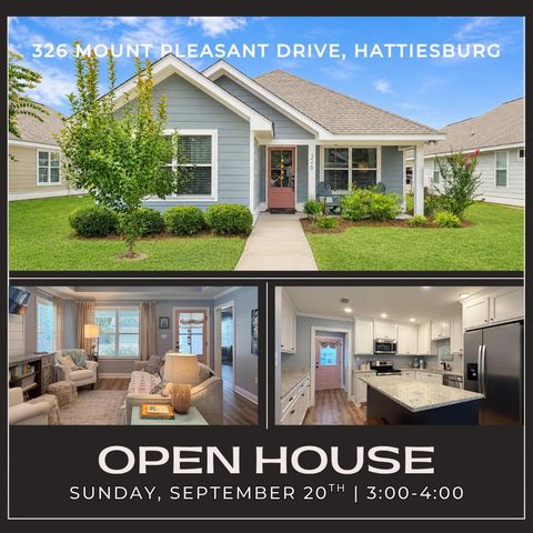 326 Mount Pleasant Dr., Hattiesburg, MS 39402