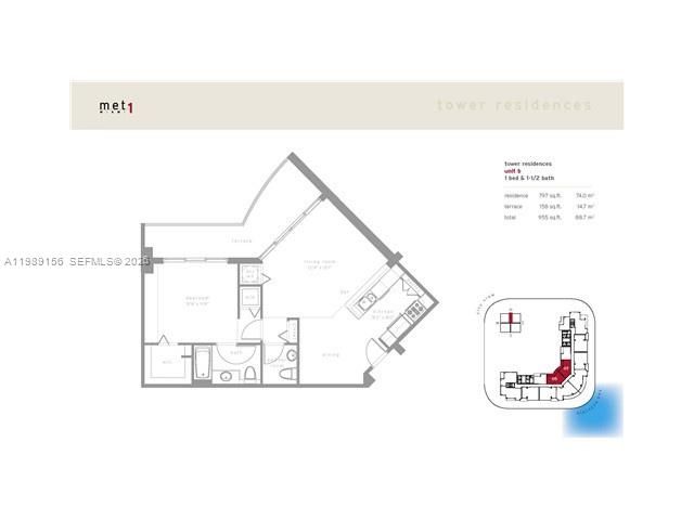 300 S Biscayne Blvd PH-3805, Miami, FL 33131