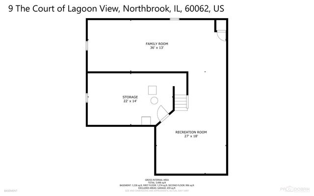 9 Court of Lagoon View, Northbrook, IL 60062