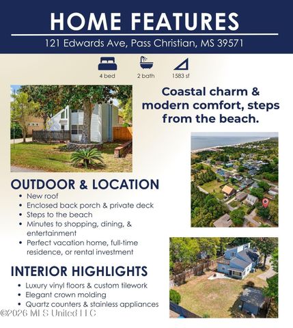 121 Edwards Drive, Pass Christian, MS 39571