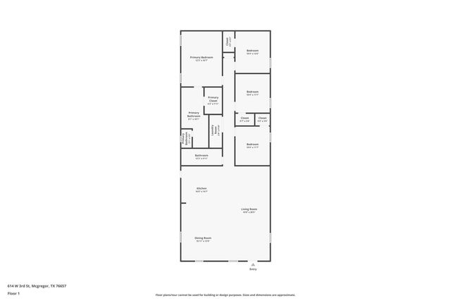 614 W 3rd Street, Mcgregor, TX 76657