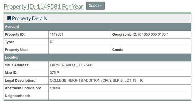 13 N washington Street, Farmersville, TX 75442