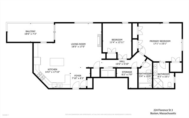 224 Florence Street 3, Boston, MA 02131