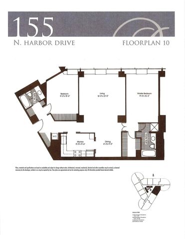 155 N HARBOR Drive 2110, Chicago, IL 60601