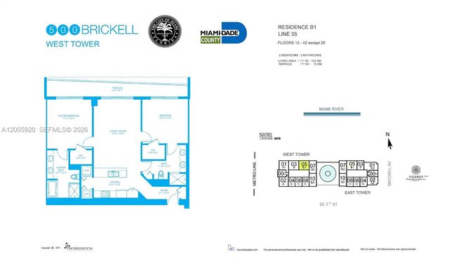 55 SE 6th St 3905, Miami, FL 33131