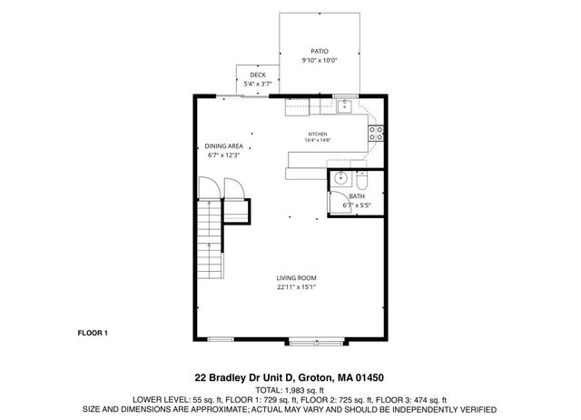 22 Bradley Dr D, Groton, MA 01450