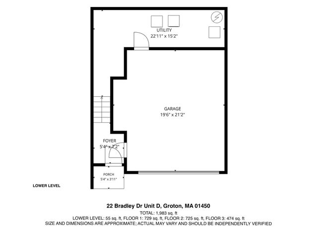 22 Bradley Dr D, Groton, MA 01450