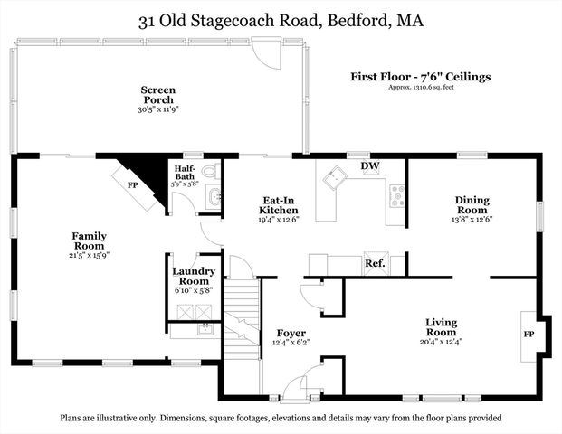 31 Old Stagecoach Rd, Bedford, MA 01730