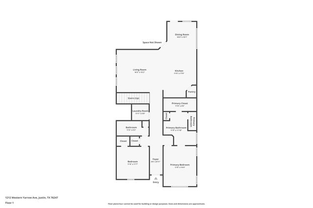 1212 Western Yarrow Avenue, Justin, TX 76247