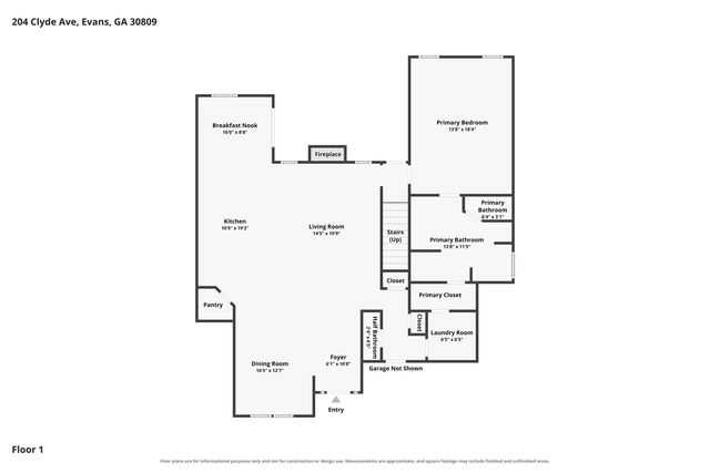 204 Clyde Avenue, Evans, GA 30809