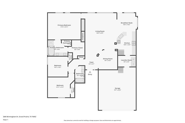 2845 Birmingham Drive, Grand Prairie, TX 75052