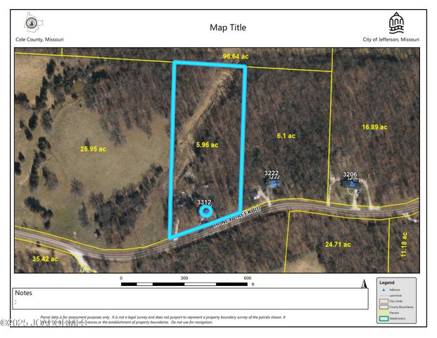 3312 HONEY CREEK ROAD, Jefferson City, MO 65101