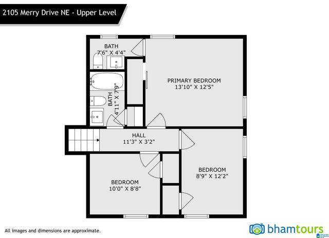 2105 MERRY DRIVE NE, Birmingham, AL 35215