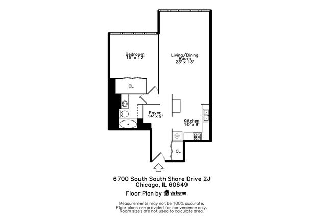 6700 S South Shore Drive 2J, Chicago, IL 60649