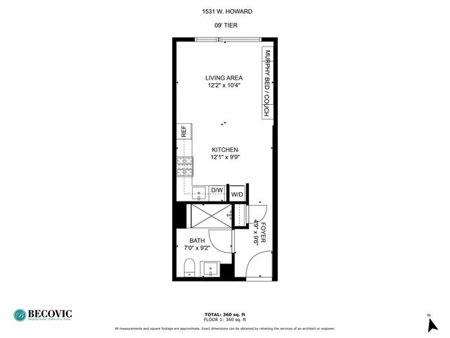 1531 W Howard Avenue 209, Chicago, IL 60626