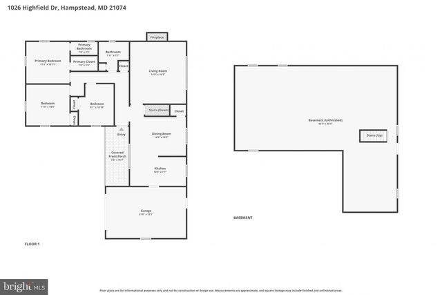 1026 HIGHFIELD DR, Hampstead, MD 21074