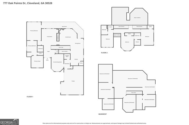 777 Oak Pointe Drive, Cleveland, GA 30528