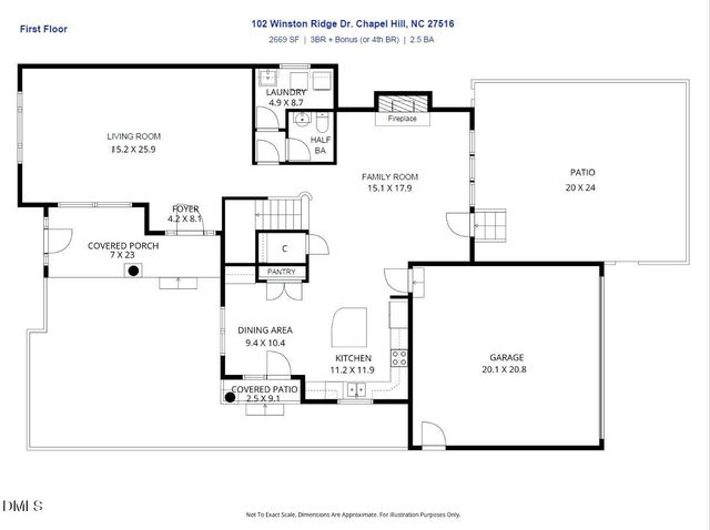 102 Winston Ridge Drive, Chapel Hill, NC 27516