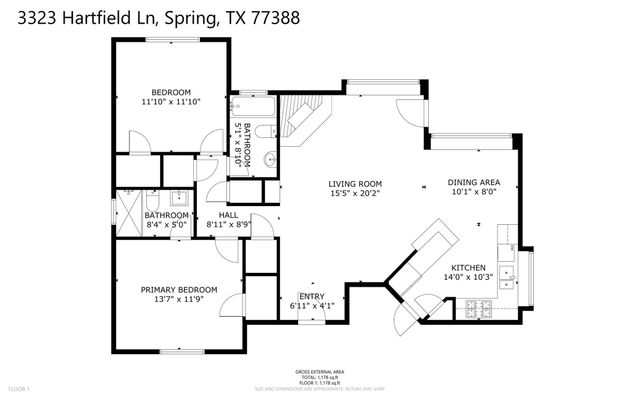 3323 Hartfield Lane, Spring, TX 77388
