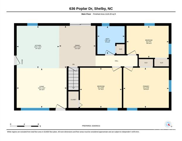 636 Poplar Drive, Shelby, NC 28152