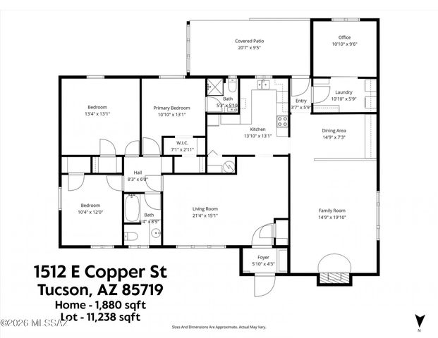 1512 E Copper Street, Tucson, AZ 85719