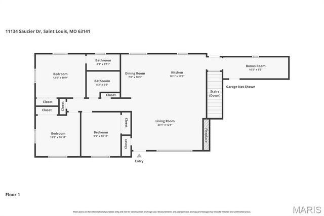 11134 Saucier Drive, Creve Coeur, MO 63141