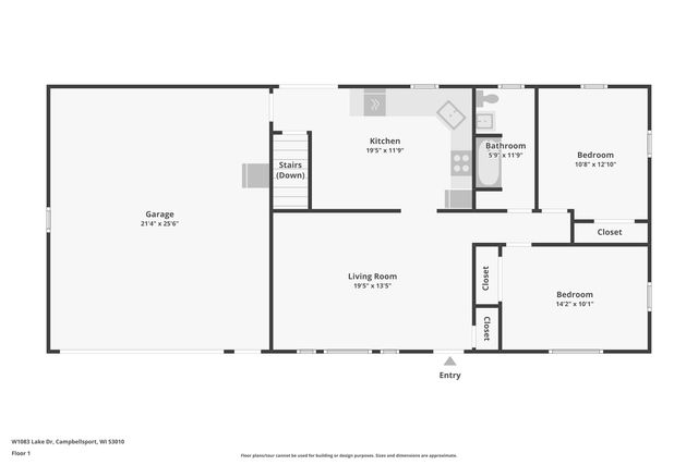 W1083 Lake DRIVE, Campbellsport, WI 53010