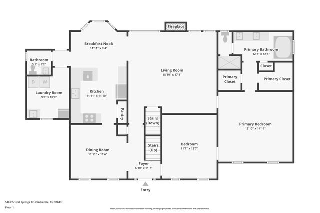 546 Christel Springs Dr, Clarksville, TN 37043