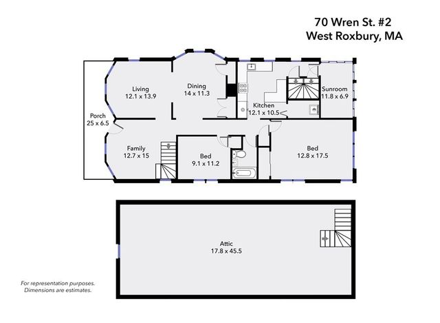 70 Wren St 2, Boston, MA 02132
