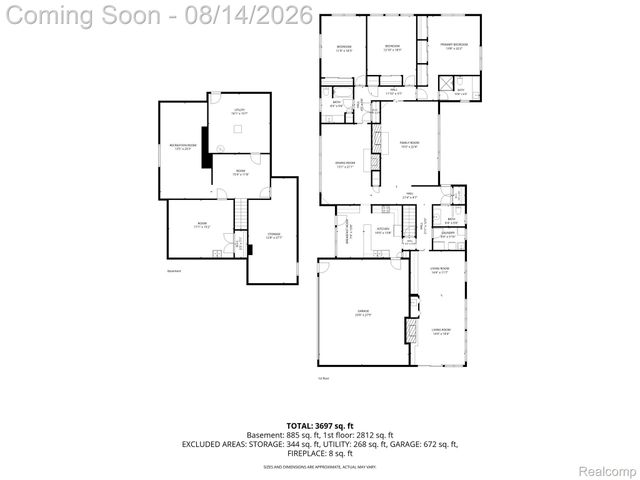 3821 Lakecrest Drive Drive, Bloomfield Hills, MI 48304