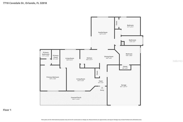 7718 COVEDALE DRIVE, Orlando, FL 32818