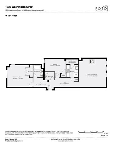 1723 Washington St. 411, Boston, MA 02118