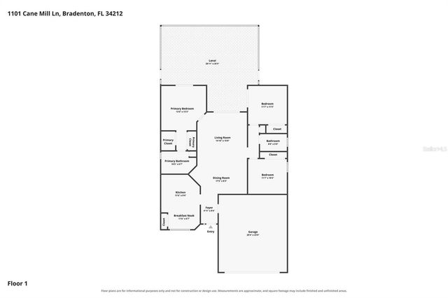 1101 CANE MILL LANE, Bradenton, FL 34212